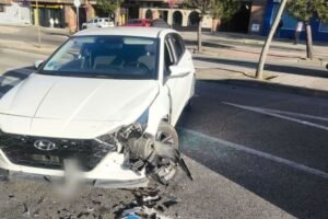 Estado del vehículo del conductor ebrio que embistió a policías locales de Coslada