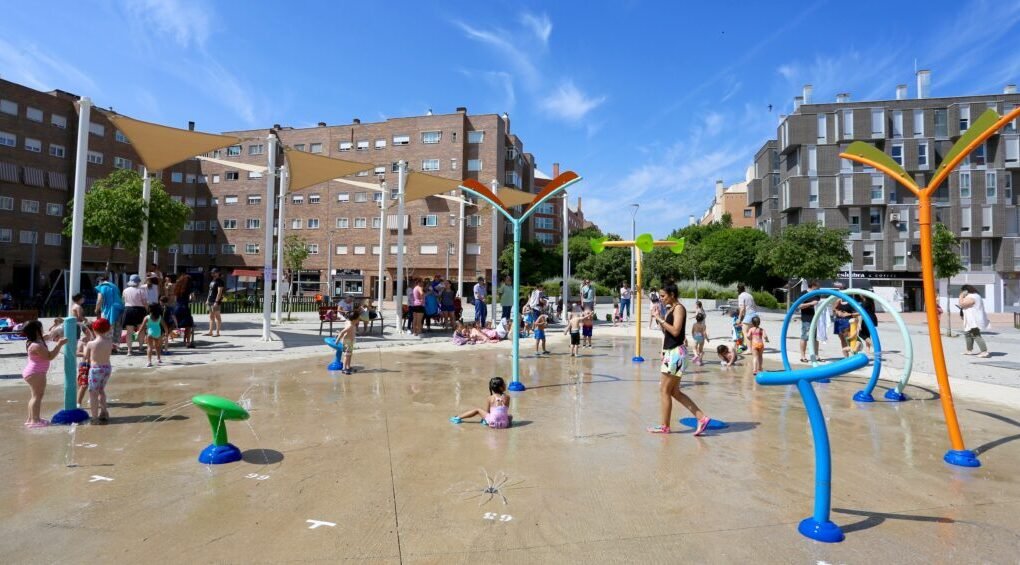 Coslada abre mañana los Juegos del Agua en la Plaza del Mar Caribe hasta septiembre