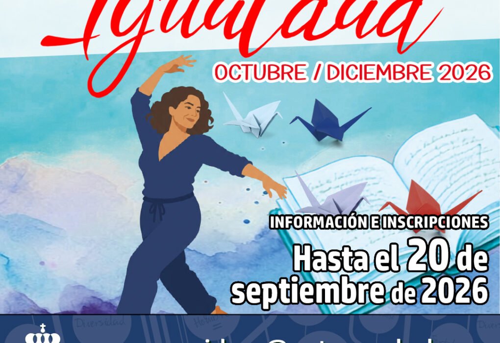 Abierto el plazo para inscribirse en los talleres de Igualdad del último trimestre de 2026 con importantes novedades