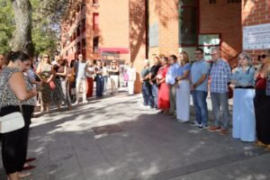 Concentración silenciosa en Coslada para condenar el último asesinato machista ocurrido en la Comunidad de Madrid