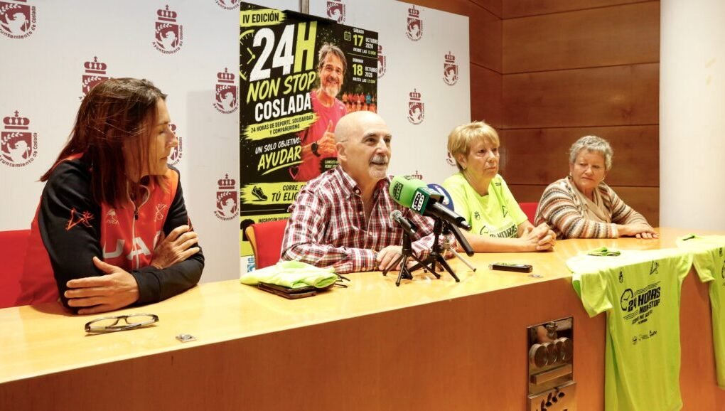 La IV edición de la Carrera 24 horas. Coslada non Stop tendrá lugar entre el sábado y el domingo y la recaudación irá a proyectos solidarios
